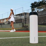 Load image into Gallery viewer, 750ml Double Walled Bamba bottle - Bright White
