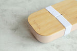 Load image into Gallery viewer, Bamboo Lunchbox - Powder Pink
