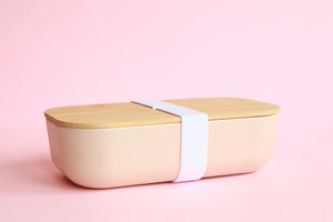 Bamboo Lunchbox - Powder Pink
