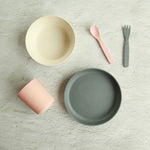 Load image into Gallery viewer, Bamboo Kids Dinner Set - Ivory
